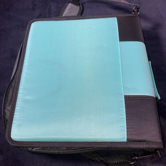 Case-it The Dual 1.5 " Dual 3 Ring Binder Turquoise NWOT - Picture 5 of 5